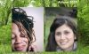 Angela Hughs and Marisol Morales' photos over a photo of a nature rich pathway with the words Nature and Health Wins Autumn 2020.