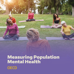 A group of people practicing yoga in a park on a sunny day