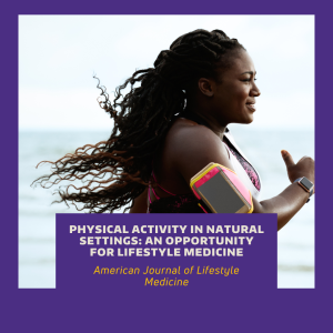 A person running outdoors with the ocean in the background