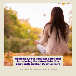 A person meditation in nature