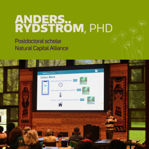 Anders presenting at the symposium